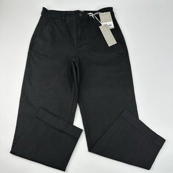 Everlane Women’s NWT Black The‎ Straight-Leg Crop Minimalist Jean 8/W30/L26.1 - Picture 1 of 14